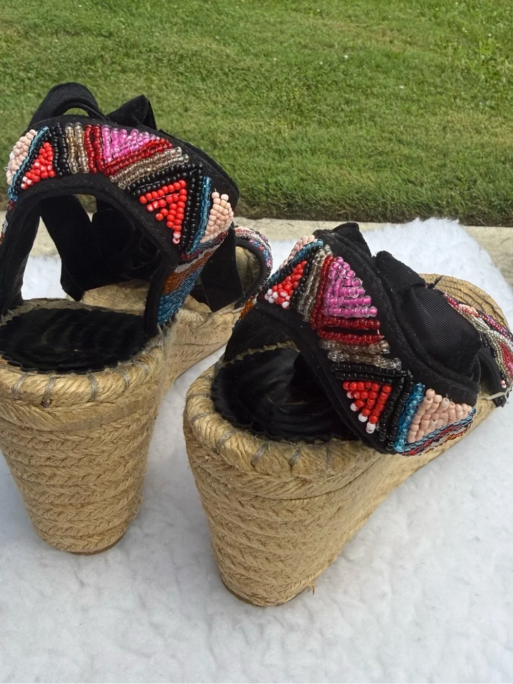 Ash espadrille wedges